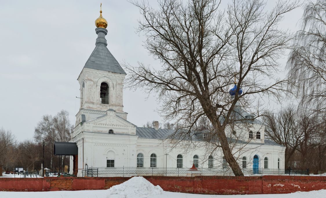 Церковь Казанской иконы Божией Матери, Срезнево (Шиловский район, Рязанская область). фасады