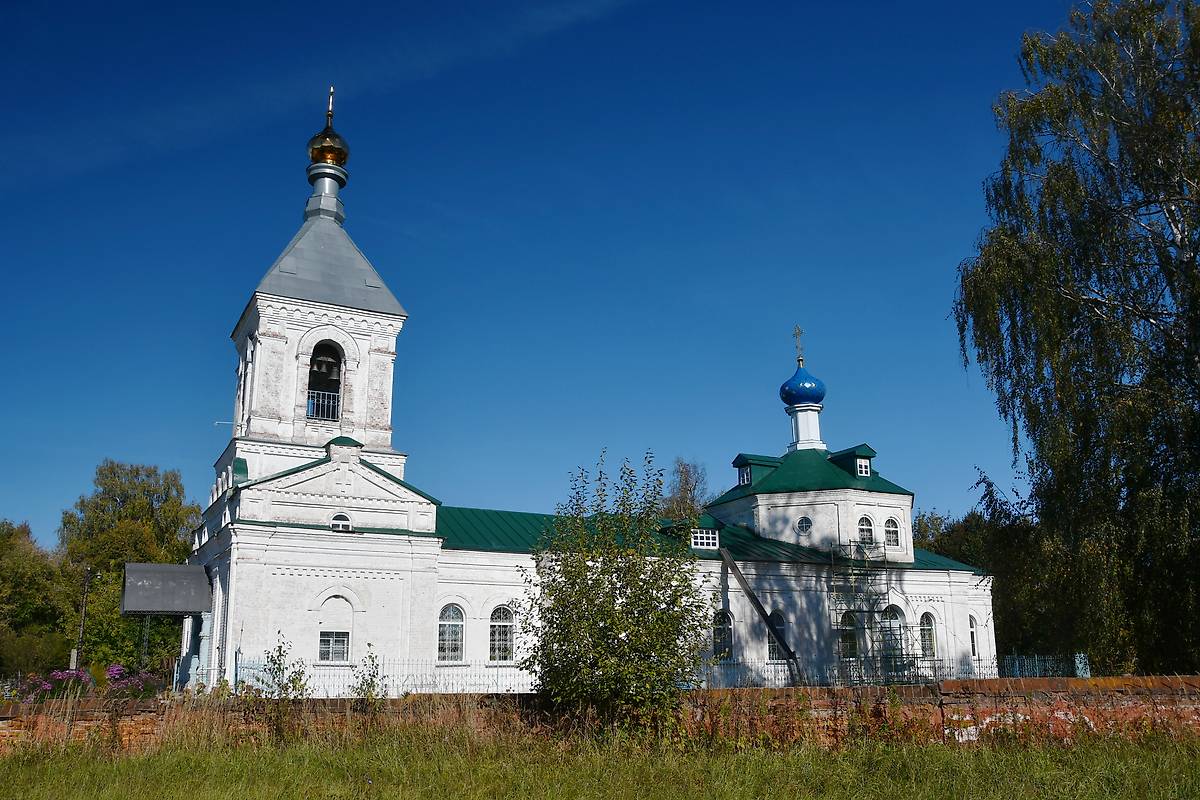 фасады. Церковь Казанской иконы Божией Матери, Срезнево (Шиловский район, Рязанская область)