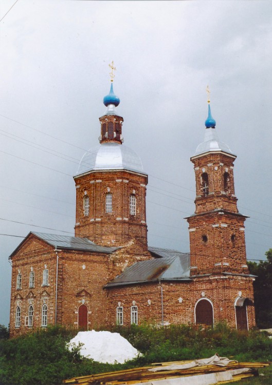 Лунино. Церковь Рождества Пресвятой Богородицы. фасады