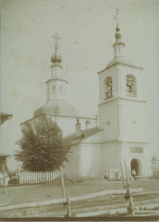 Вологда. Церковь Гавриила Архангела. архивная фотография, Гавриило - Архангельская церковь. Фото Дунаева Б. И. 1913-14 гг. из собрания Сольвычегодского музея (СИХМ КП-4861. Ф 600)