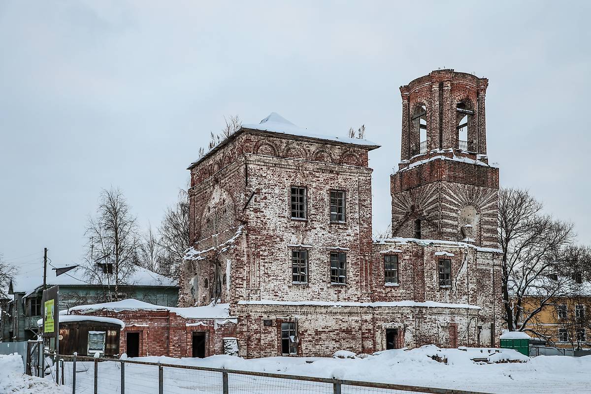 фасады. Церковь Николая Чудотворца "Золотые Кресты", Вологда (Вологда, город, Вологодская область)