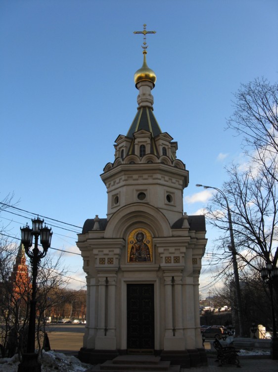 Часовня Николая Чудотворца на Боровицкой площади, Хамовники (Центральный административный округ (ЦАО), г. Москва). фасады