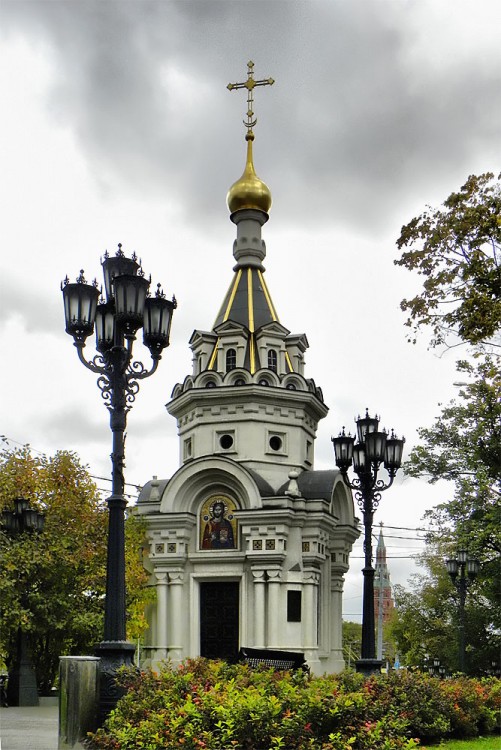 Хамовники. Часовня Николая Чудотворца на Боровицкой площади. фасады