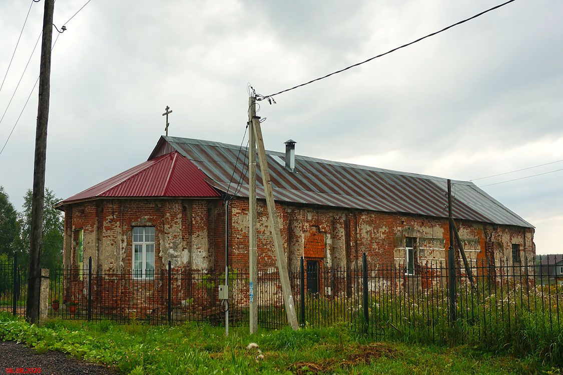 Церковь Усекновения главы Иоанна Предтечи, Ново-Гуслево (Талдомский городской округ и г. Дубна, Московская область). фасады