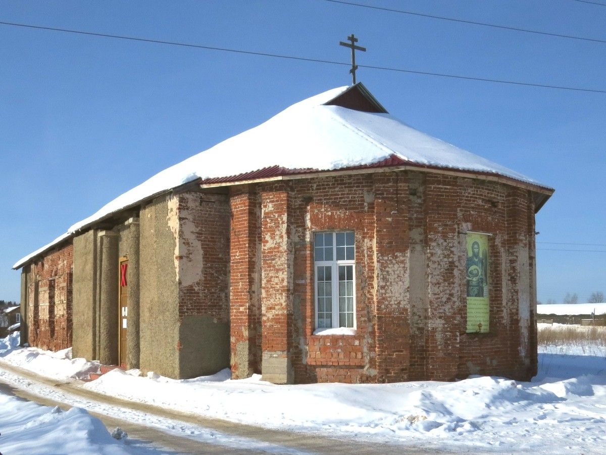 Церковь Усекновения главы Иоанна Предтечи, Ново-Гуслево (Талдомский городской округ и г. Дубна, Московская область). фасады