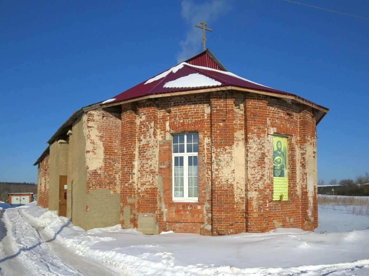 Церковь Усекновения главы Иоанна Предтечи, Ново-Гуслево (Талдомский городской округ и г. Дубна, Московская область). фасады