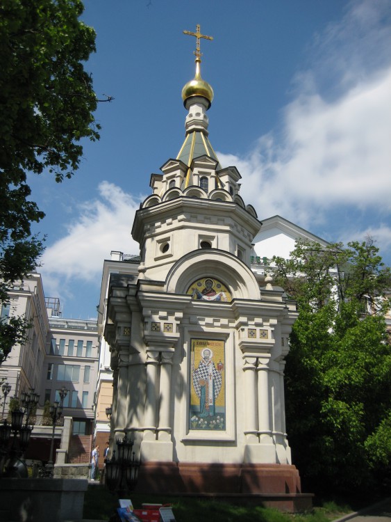 Часовня Николая Чудотворца на Боровицкой площади, Хамовники (Центральный административный округ (ЦАО), г. Москва). фасады