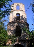 Церковь иконы Божией Матери "Знамение", колокольня, вид с запада<br>, Знаменское, Торопецкий район, Тверская область