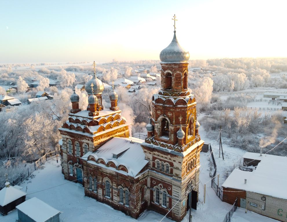 Церковь Иоанна Богослова, Вазьянка (Спасский район, Нижегородская область). фасады