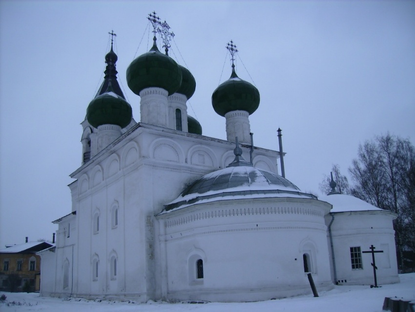 Горний Успенский женский монастырь.  Церковь Успения Пресвятой Богородицы, Вологда (Вологда, город, Вологодская область). общий вид в ландшафте