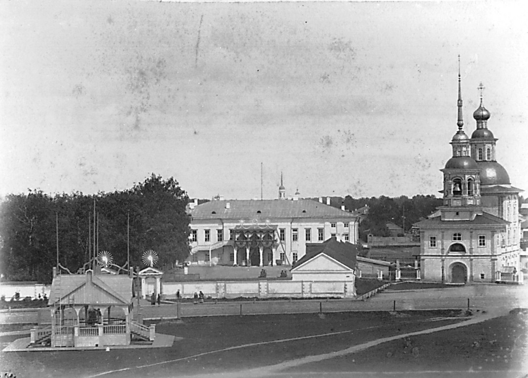 Церковь Зосимы и Савватия, Вологда (Вологда, город, Вологодская область). архивная фотография, 1887 год. Автор:Баранеев с https://pastvu.com/p/163744