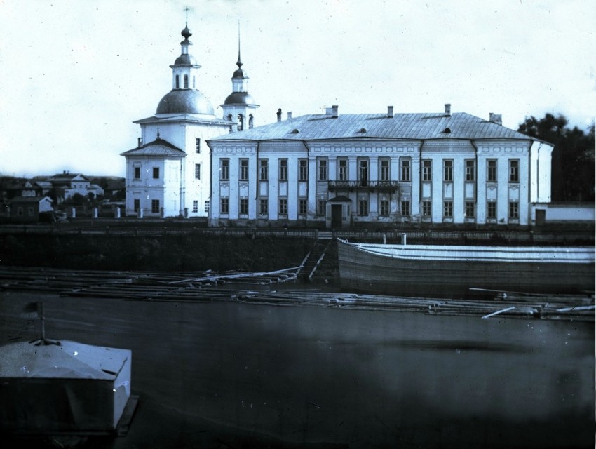 Вологда. Церковь Зосимы и Савватия. архивная фотография, фото 1900 год с сайта https://pastvu.com/p/176016