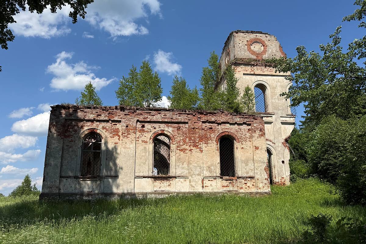 фасады. Церковь Воздвижения Креста Господня, Хотошино (Селижаровский район, Тверская область)