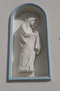 Собор Симеона и Анны, Скульптура на фасаде церкви.<br>, Елгава, Елгавский край, г. Елгава, Латвия