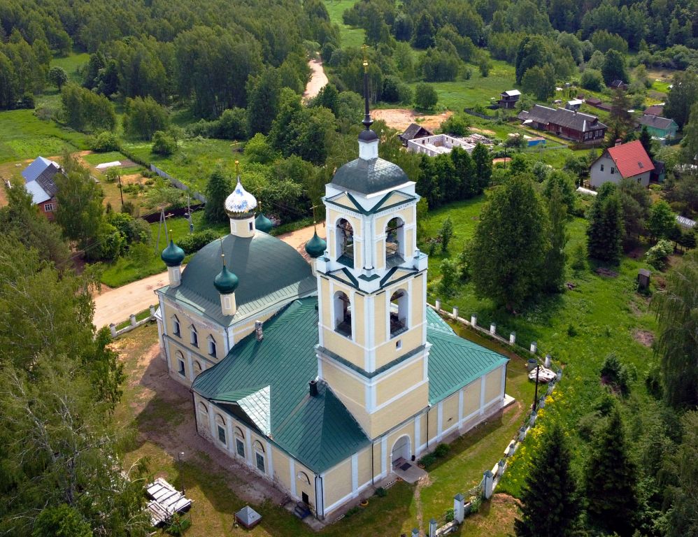 Церковь Николая Чудотворца, Вашка (Переславский район и г. Переславль-Залесский, Ярославская область). фасады