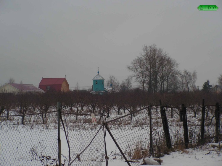 Церковь Рождества Пресвятой Богородицы, Булатниково (Ленинский городской округ, Московская область). общий вид в ландшафте