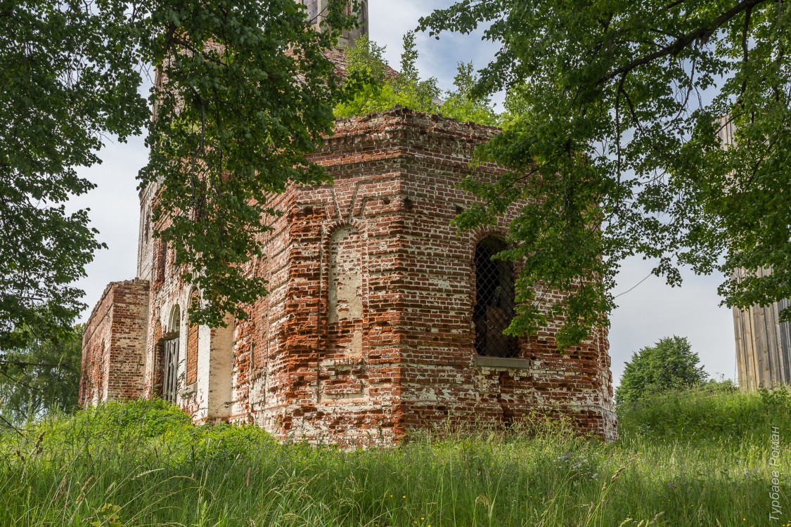 Хозниково. Церковь Николая Чудотворца. фасады