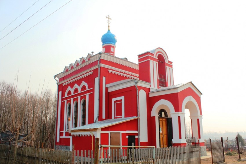 Церковь Воскресения Христова, Козельск (Козельский район, Калужская область). общий вид в ландшафте, Вид с северо-запада