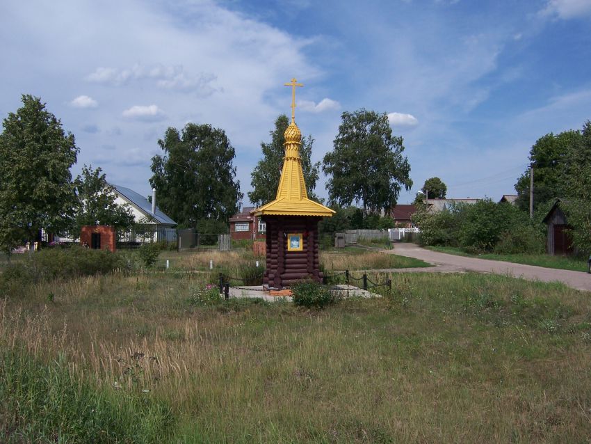 Часовня Рождества Христова, Соколово (Богородский городской округ, Московская область). общий вид в ландшафте