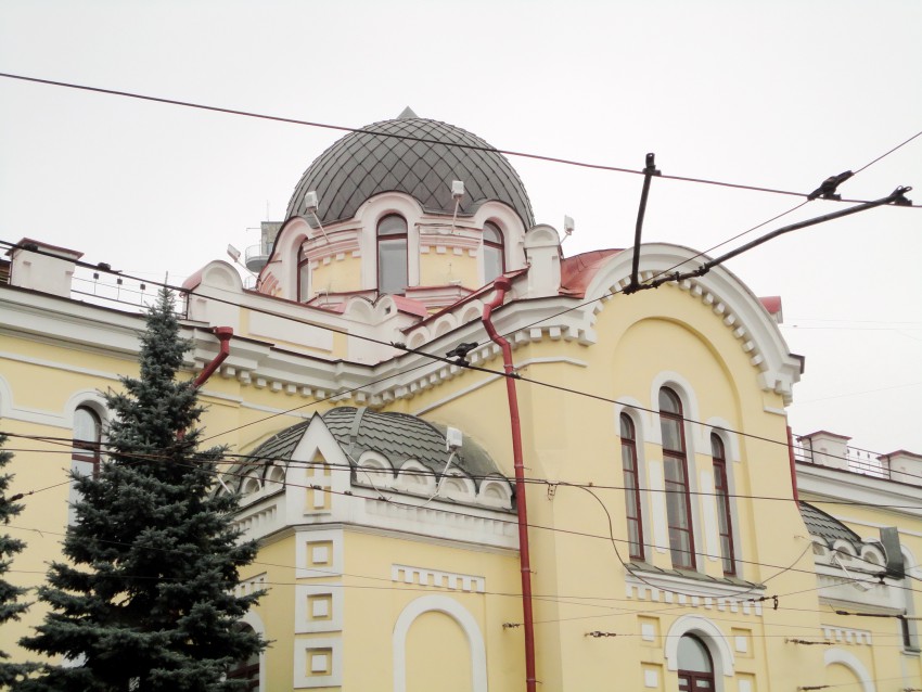 Якиманка. Домовая церковь Воскресения Словущего при бывшей Тарасовской богадельне. архитектурные детали