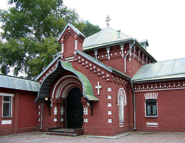 Церковь Иоанна Рыльского при Психиатрической больнице им. Н.А. Алексеева, Донской (Южный административный округ (ЮАО), г. Москва). архитектурные детали