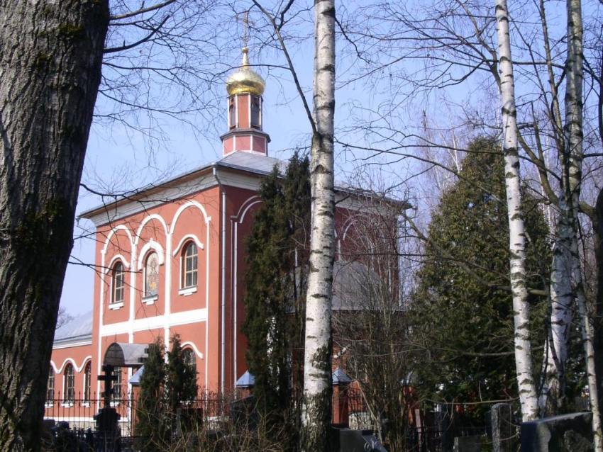 Тропарёво-Никулино. Церковь Иоанна Предтечи на Востряковском кладбище. фасады, вид с востока