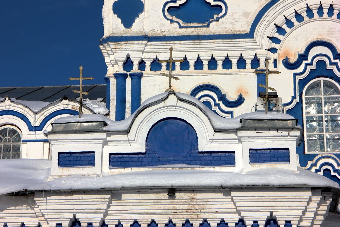 Церковь Спаса Нерукотворного Образа, Спас-Талица (Оричевский район, Кировская область). архитектурные детали