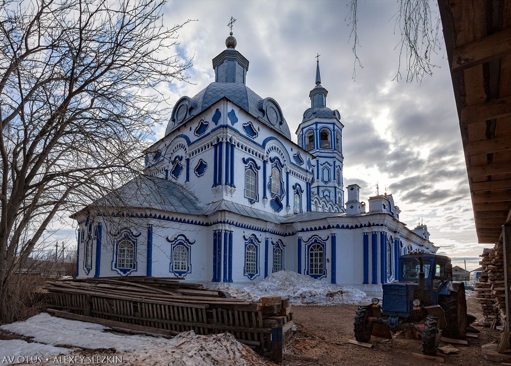 Спас-Талица. Церковь Спаса Нерукотворного Образа. фасады