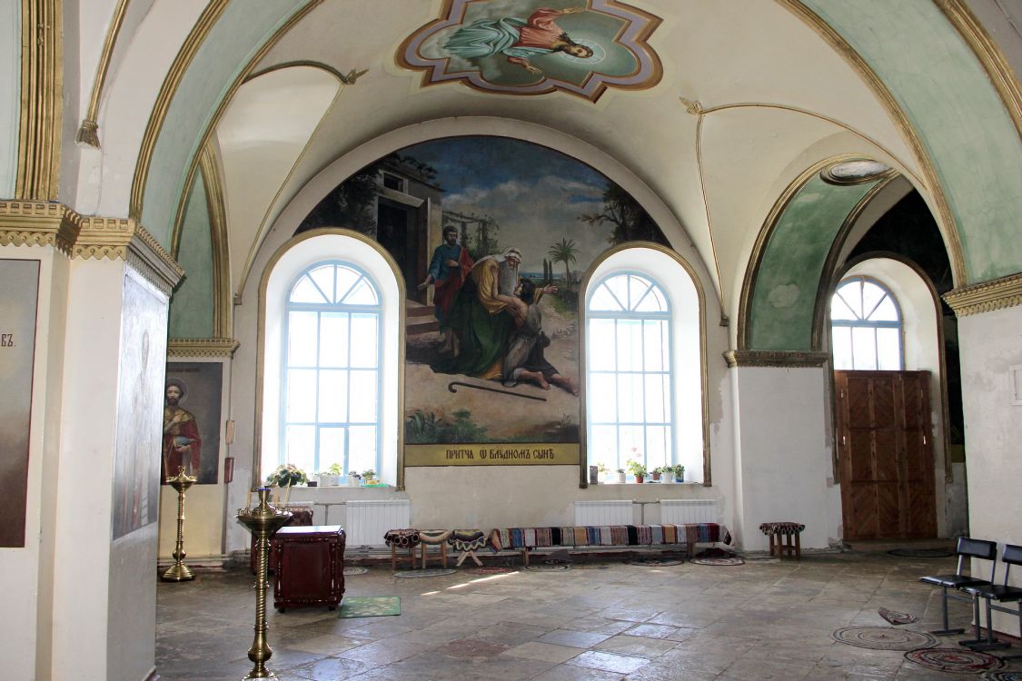 Церковь Зосимы и Савватия Соловецких, Коршик (Оричевский район, Кировская область). интерьер и убранство, Южная стена теплого храма.