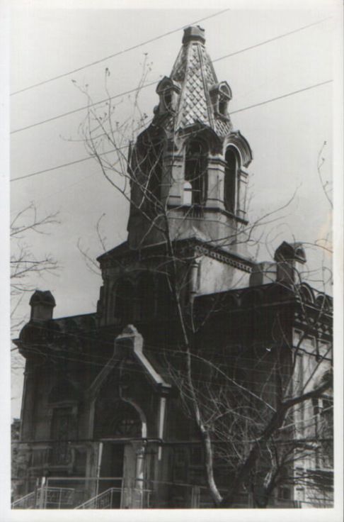 Баку. Кафедральный собор Жён-мироносиц. архивная фотография, Шатёр колокольни храма