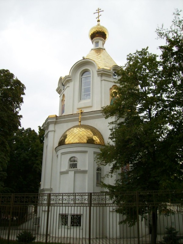 Часовня Александра Невского, Краснодар (Краснодар, город, Краснодарский край). фасады, Вид  на  часовню  в  северо-востока