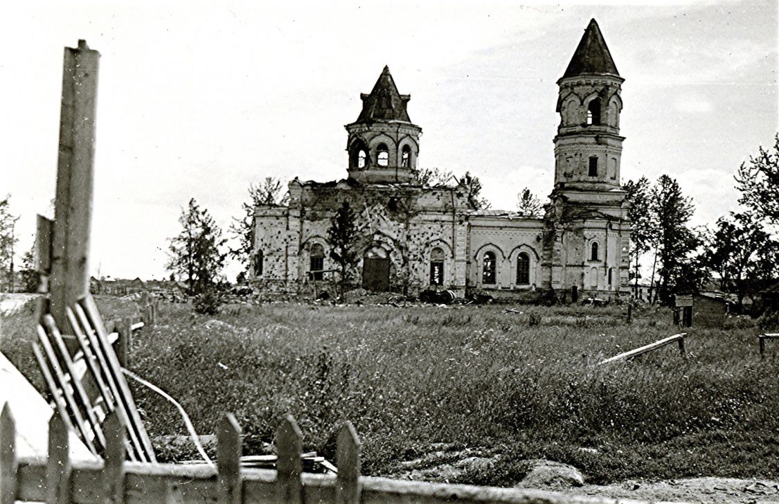 Церковь Георгия Победоносца, Вшели (Солецкий район, Новгородская область). архивная фотография, Фото 1941 г. с аукциона e-bay.de