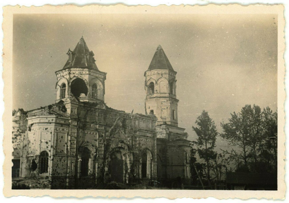 Вшели. Церковь Георгия Победоносца. архивная фотография, Фото 1941 г. с аукциона e-bay.de