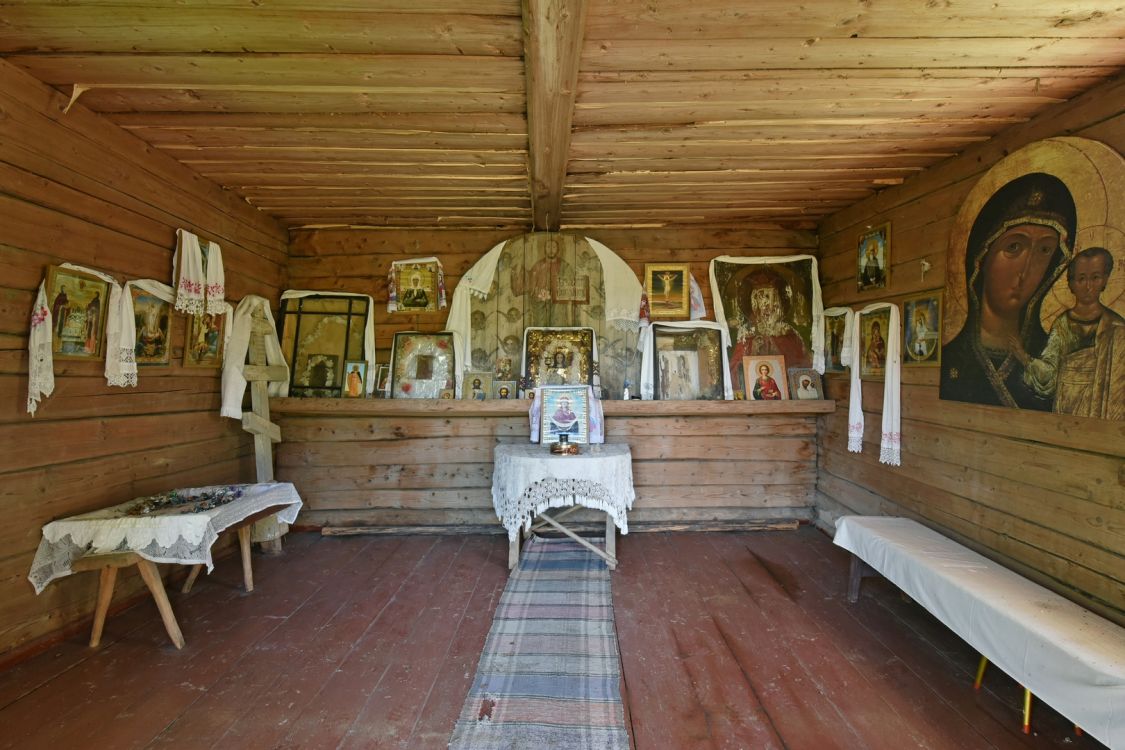 Часовня Илии Пророка, Малахово (Солецкий район, Новгородская область). интерьер и убранство, Интерьер часовни