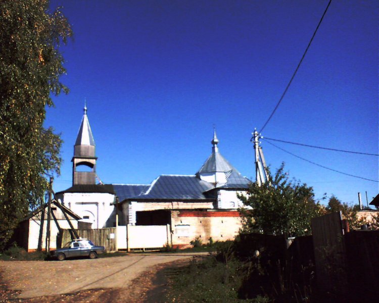 Ново-Талицы. Церковь Николая Чудотворца. общий вид в ландшафте