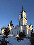 Церковь Воскресения Словущего на Николо-Железновском погосте, Вид с северо-запада, Шипулино, Клинский городской округ, Московская область