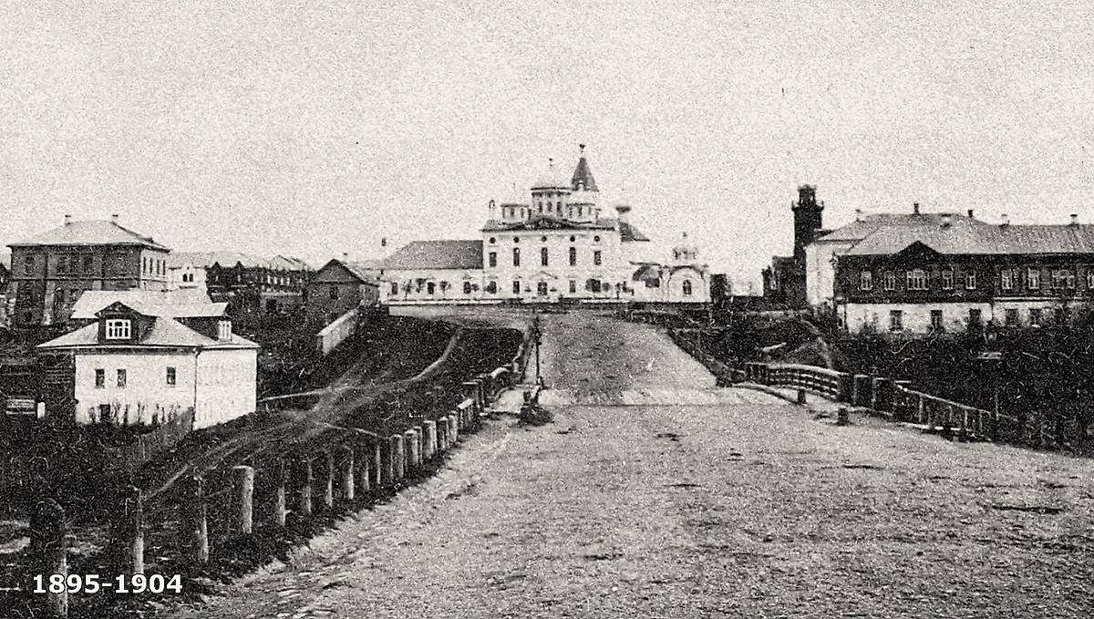 Фотография нач. ХХ в. Приблизительная датировка: 1909-1913 гг. Из собрания Клинского краеведческого музея., архивная фотография. Собор Троицы Живоначальной, Клин (Клинский городской округ, Московская область)