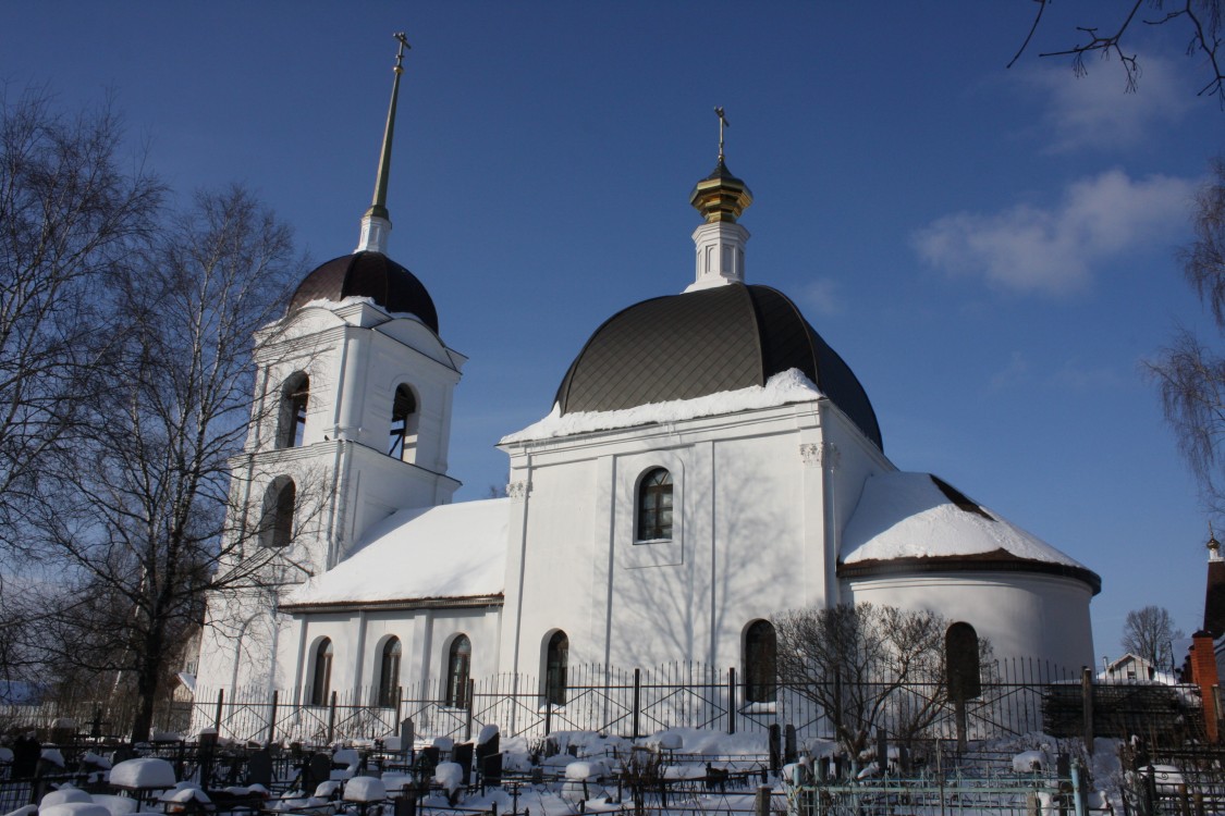 Церковь Преображения Господня в Молчанове, Борозда (Клинский городской округ, Московская область). фасады