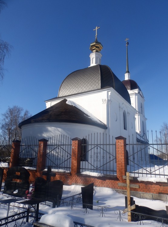 Борозда. Церковь Спаса Преображения в Молчанове. фасады