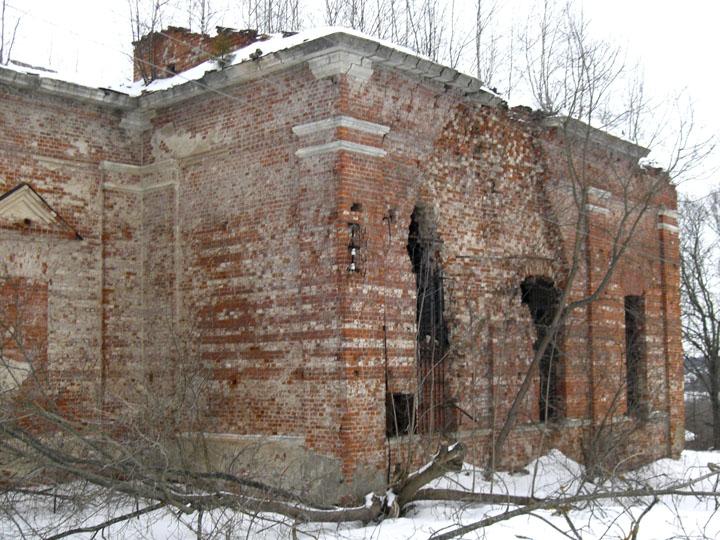 Троицкое. Церковь Троицы Живоначальной. фасады