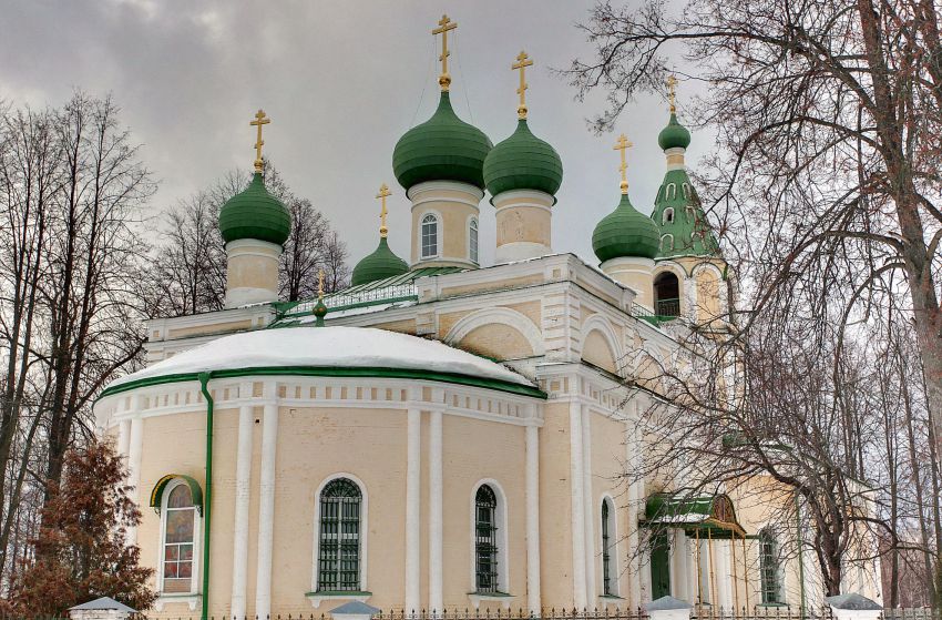 Церковь Димитрия Солунского на Донховском погосте, Аксеново (Клинский городской округ, Московская область). фасады