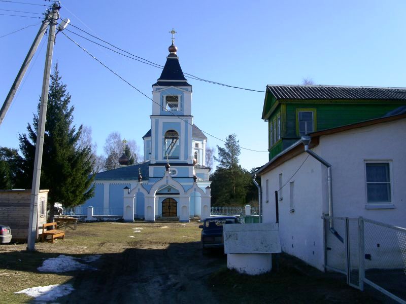 Церковь Успения Пресвятой Богородицы в Боголеповой Пустыни, Боголепова Пустынь (Клинский городской округ, Московская область). фасады, с запада