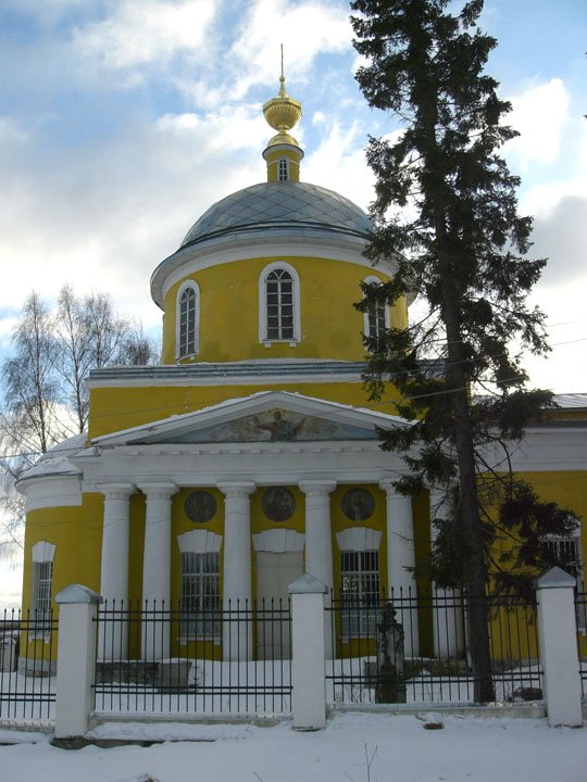 Селинское. Церковь Спаса Преображения. фасады