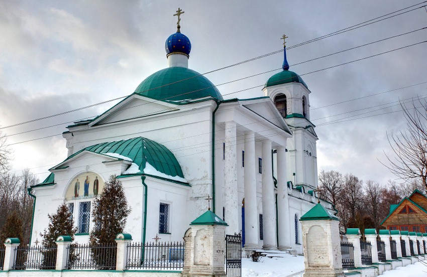 Церковь Смоленской иконы Божией Матери, Воронино (Клинский городской округ, Московская область). фасады