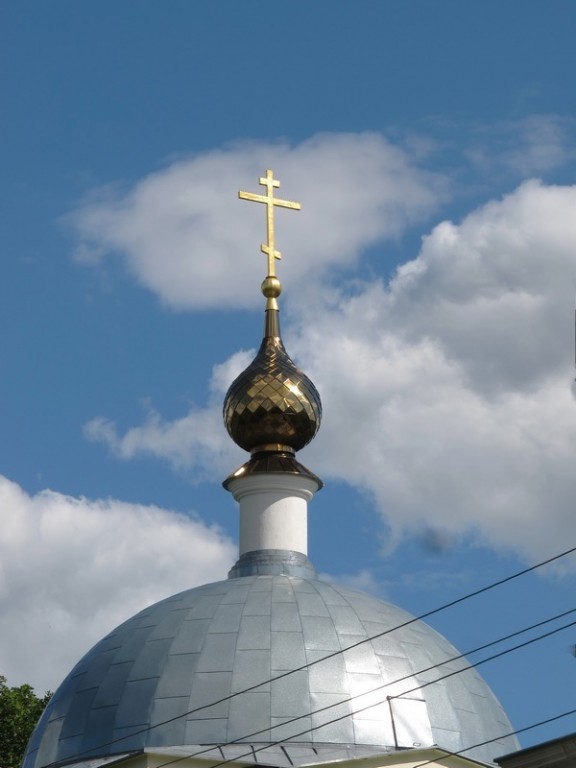 Церковь Преображения Господня, Доршево (Клинский городской округ, Московская область). архитектурные детали, Купол основного обьема храма