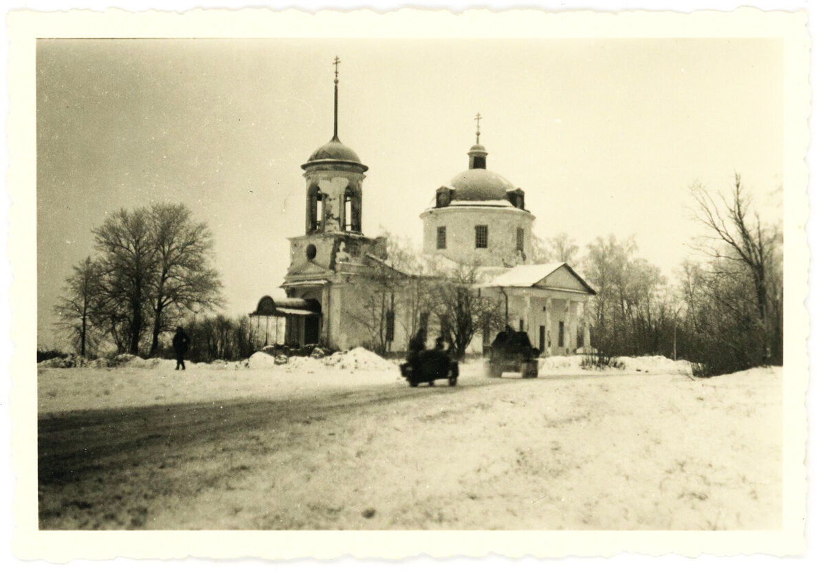 Церковь Казанской иконы Божией Матери, Кленково (Клинский городской округ, Московская область). архивная фотография, Фото 1942 г. с аукциона e-bay.de