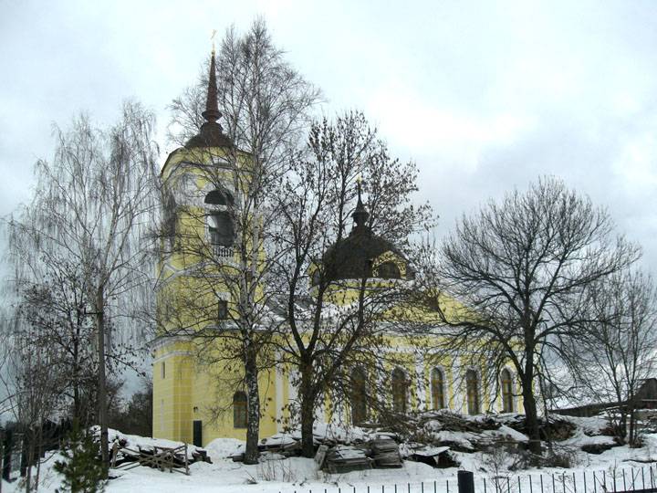 Церковь Преображения Господня, Нудоль (Клинский городской округ, Московская область). фасады