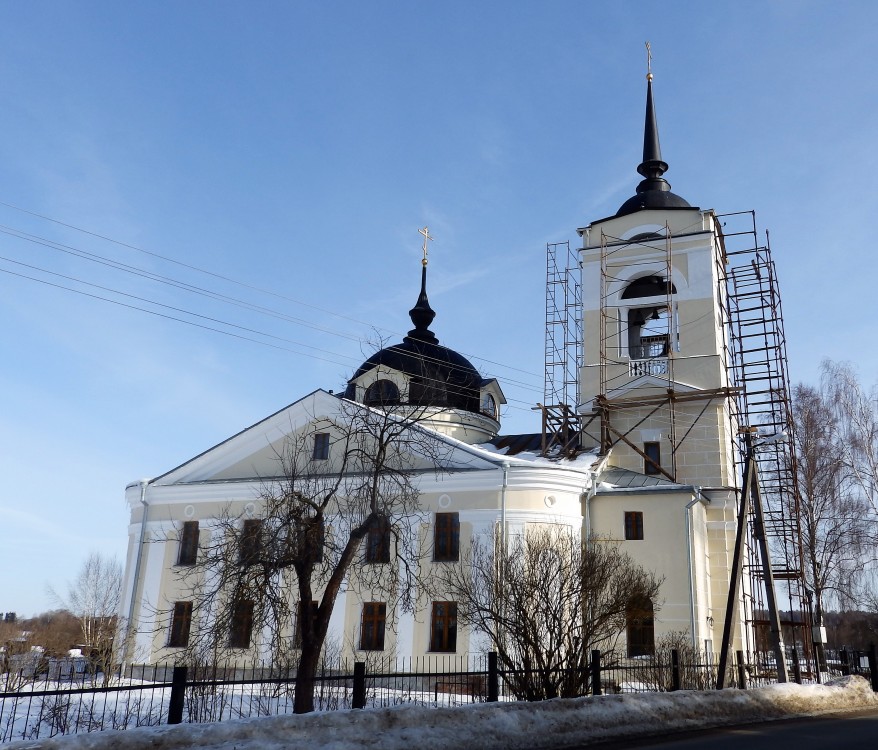 Церковь Преображения Господня, Нудоль (Клинский городской округ, Московская область). документальные фотографии