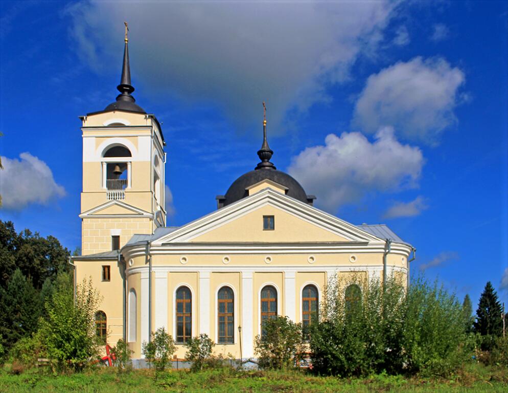 Церковь Преображения Господня, Нудоль (Клинский городской округ, Московская область). фасады, Вид с юга