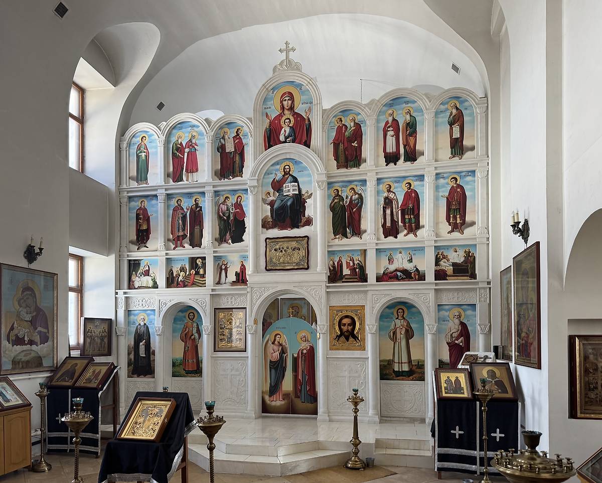 Северный храм, интерьер и убранство. Церковь Преображения Господня, Шарино (Нудоль) (Клинский городской округ, Московская область)